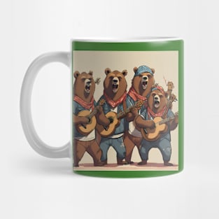 Bear Singing Band Mug